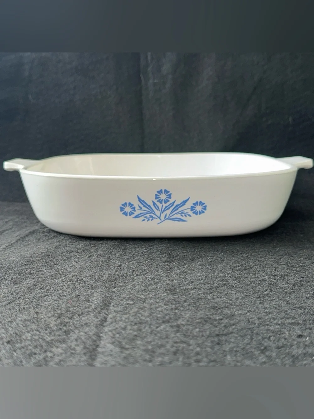 Vintage Corning Ware Blue Cornflower 10 In Square Skillet Baking Dish P-10-B USA